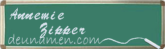 Annemie Zipper Visitenkarte